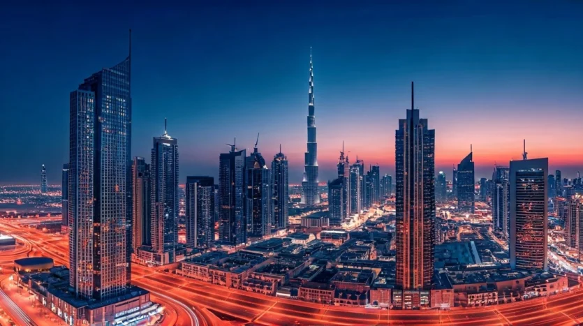 Dubai skyline with modern real estate developments – Is investing in Dubai real estate worth it in 2025?