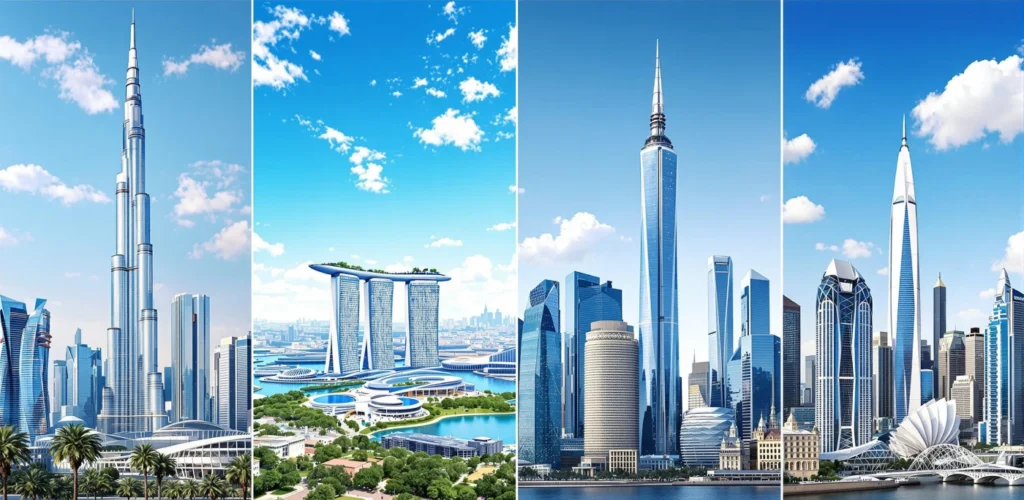 Comparison Between Dubai's Real Estate market and London, New York, and Singapor