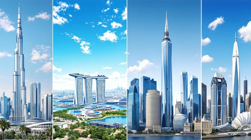 Comparison Between Dubai's Real Estate market and London, New York, and Singapor