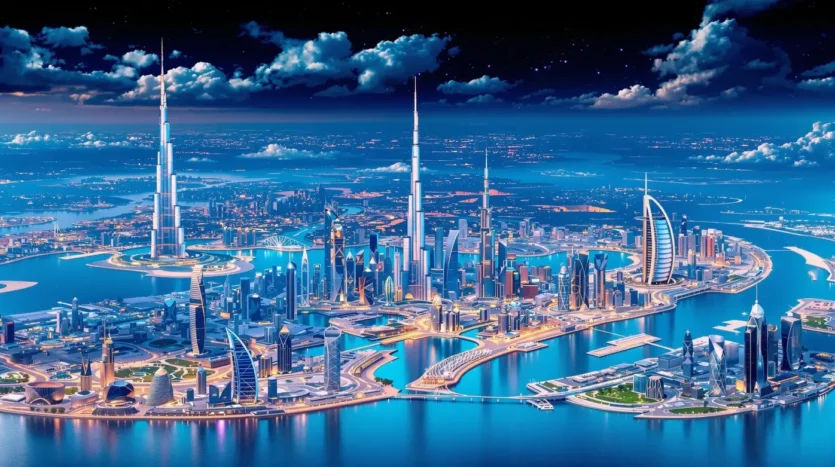 Dubai skyline illustrating real estate trends