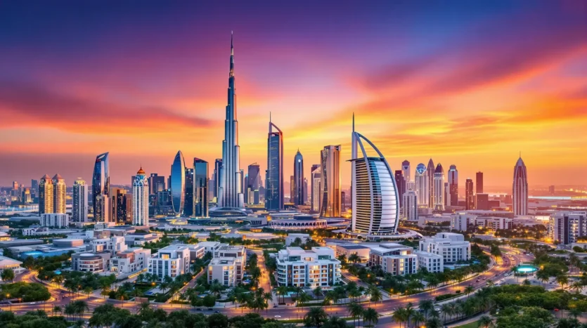 Dubai skyline illustrating real estate trends