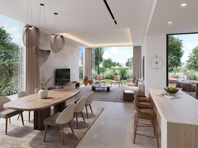 Dining room at The Acres Villa