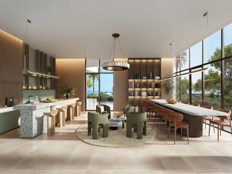 The bar at The Mural by Beyond