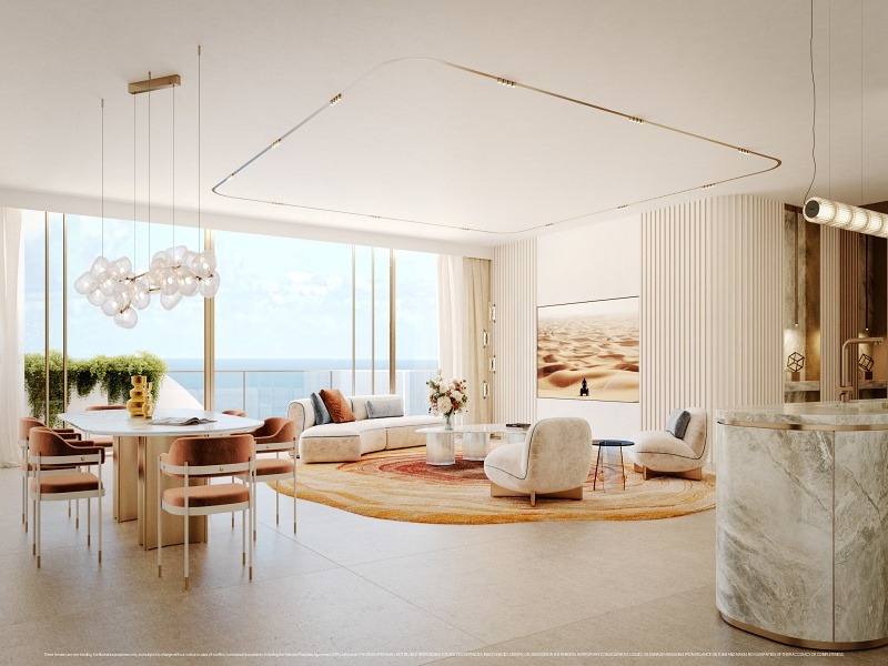 Living room in The Mural by Beyond