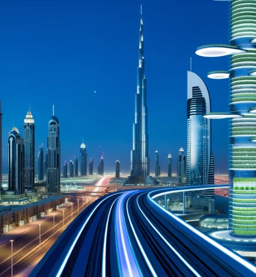 Futuristic View of Dubai Real Estate