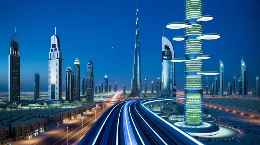 Futuristic View of Dubai Real Estate