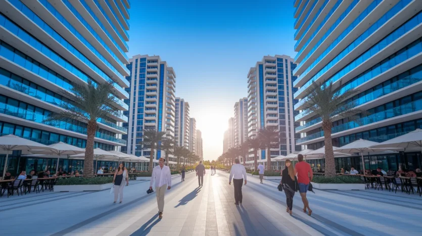 Active Dubai real estate market during peak season (October-April), the optimal time for sellers.