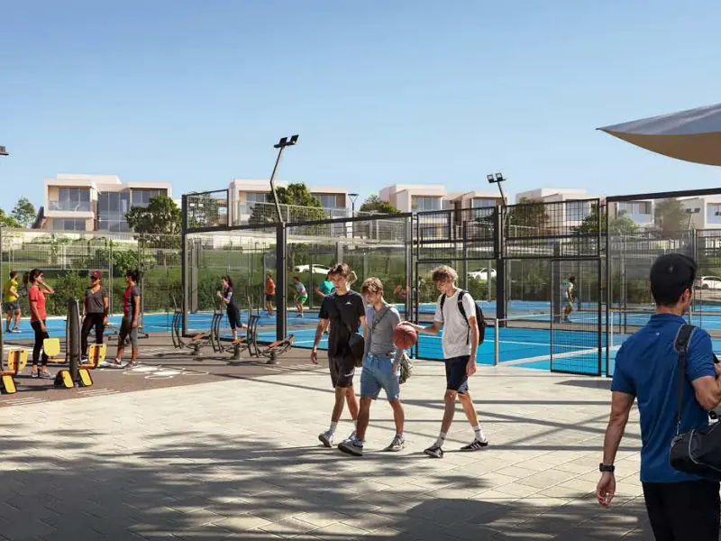 Tennis and Padel Courts in Bayn by ORA