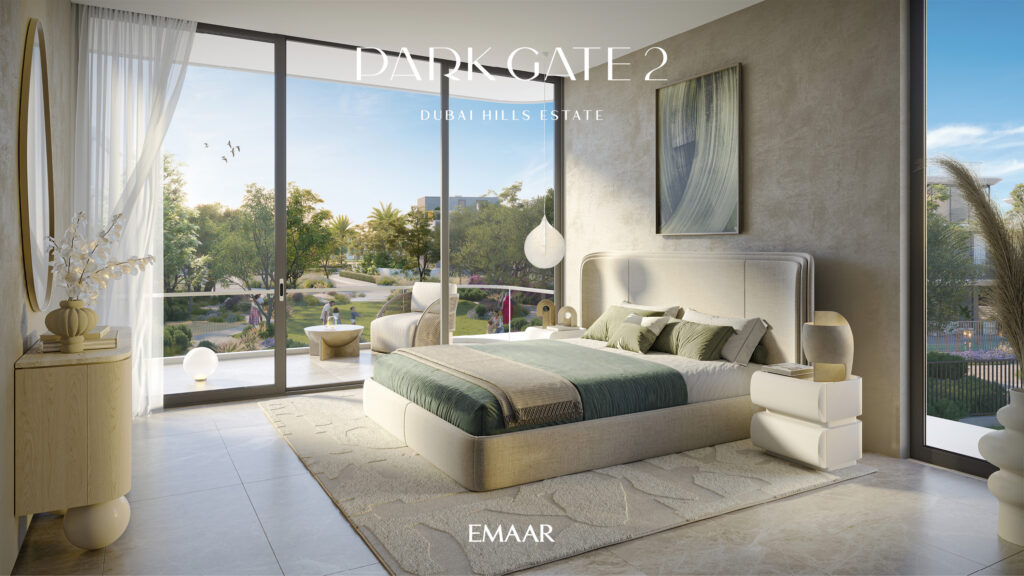 Spacious Modern Bedroom with high celling in the new offplan project by Emaar Park Gate 2
