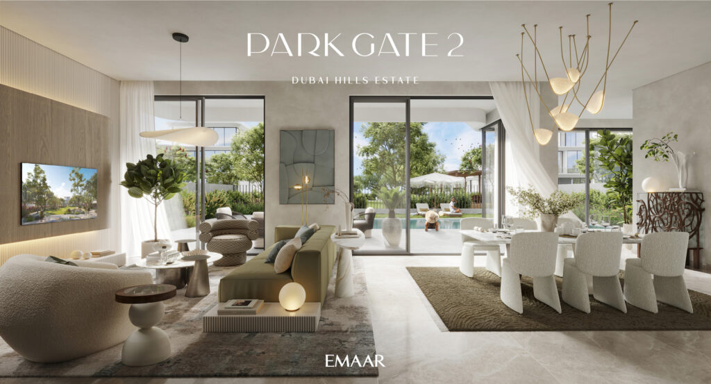 Spacious Modern Livingroom with high celling in Park Gate 2 by Emaar