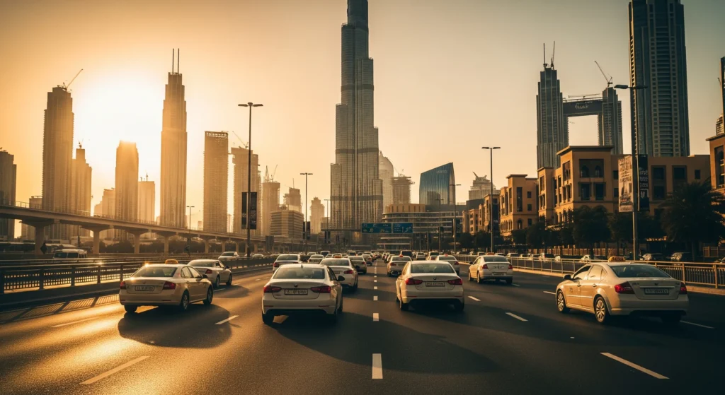Traffic flow in Downtown Dubai - A consideration when living in the area