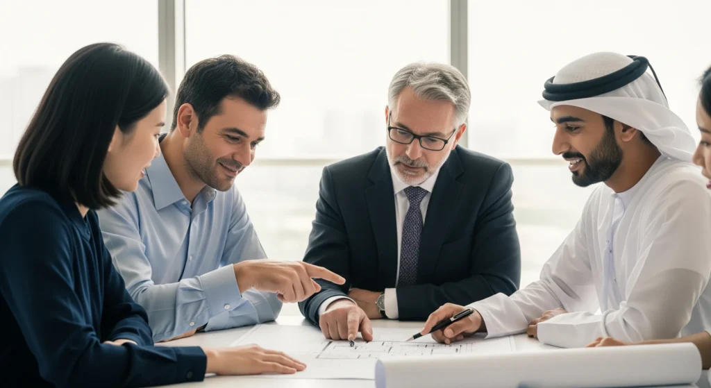 Conveyancer in Dubai ensuring smooth communication between all parties in a property deal.