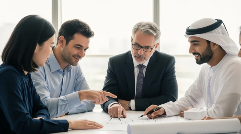 Conveyancer in Dubai ensuring smooth communication between all parties in a property deal.