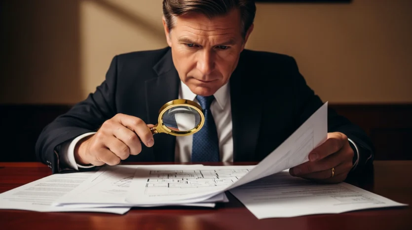 Conveyancer conducting thorough due diligence for a Dubai property transaction.