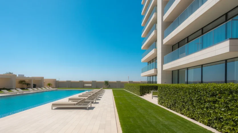 Modern residential building in Dubai highlighting the importance of property service charges for upkeep - West Gate Dubai.
