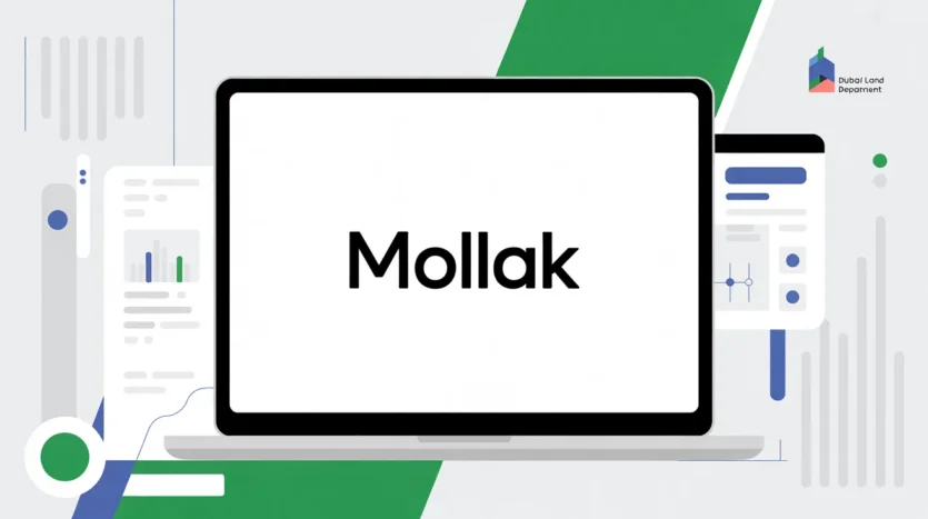 Illustration of the RERA-regulated Mollak system for transparent Dubai service charge management.