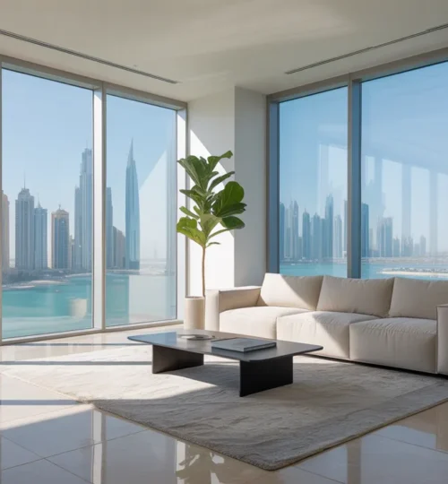 Modern and inviting Dubai rental apartment staged to stand out | West Gate Dubai