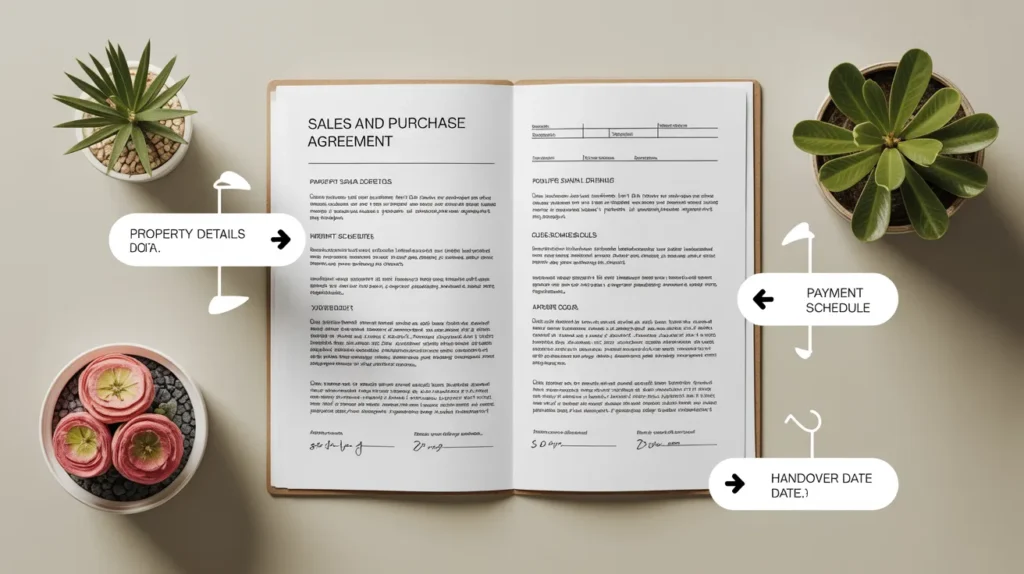 Key clauses and essential elements in a Dubai Sales and Purchase Agreement (SPA)