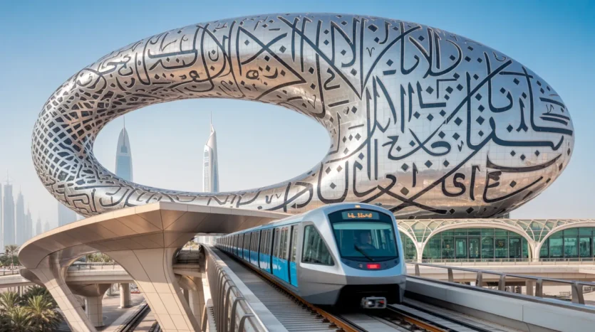 Dubai's innovative architecture and world-class infrastructure, key elements of its attractive property market.