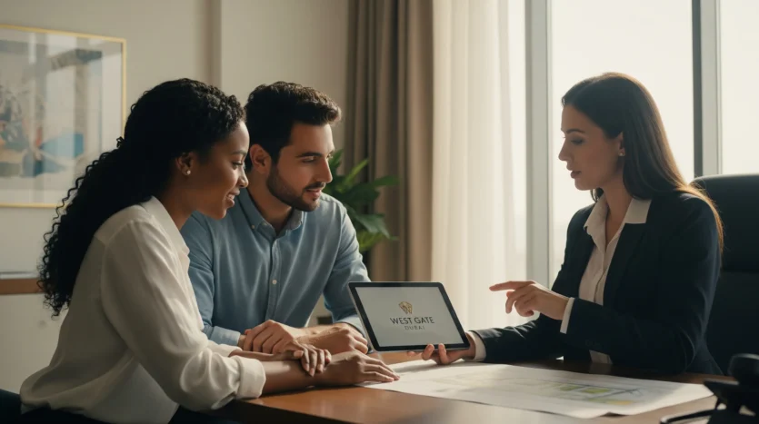 West Gate Dubai experts guiding clients through Dubai's D33-driven real estate opportunities.