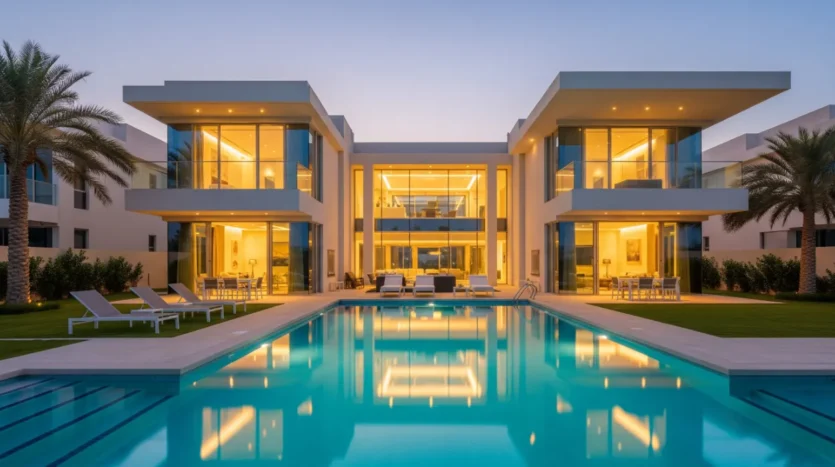 A luxury villa in Dubai representing a successful investment managed by West Gate Dubai property management.
