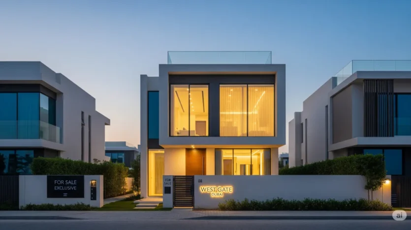 An exclusive, modern Dubai townhouse for sale from 3M AED through West Gate Dubai.