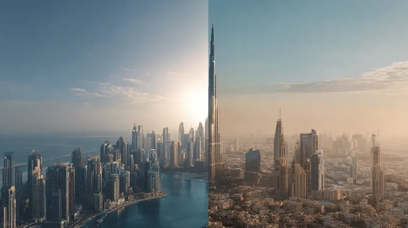 Dubai Real Estate vs. London Banner