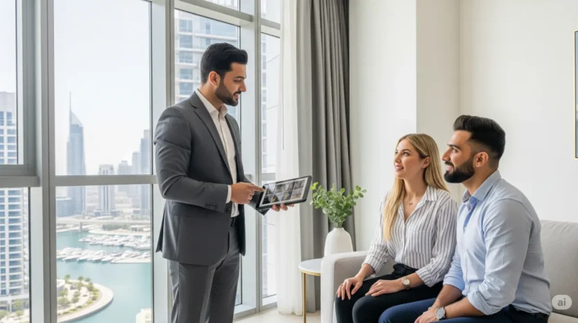 A West Gate Dubai agent helping clients find their perfect property for sale or rent in Dubai.