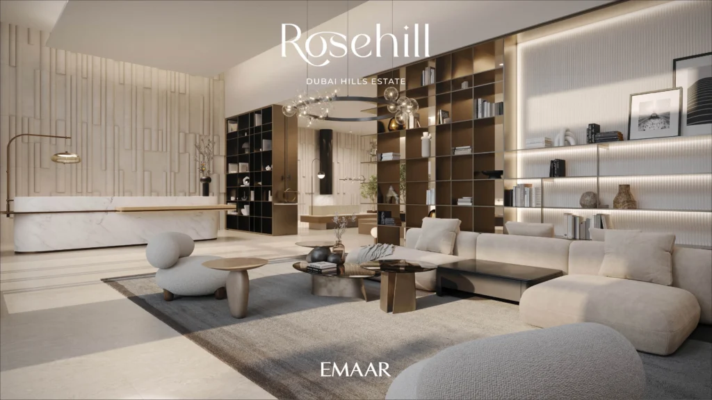 Rosehill at Dubai Hills Estate Living Area