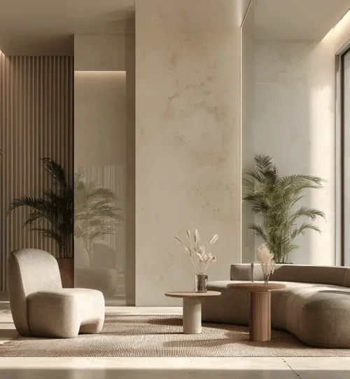 How to stage your property for renters in Dubai with a clean, modern lobby scene