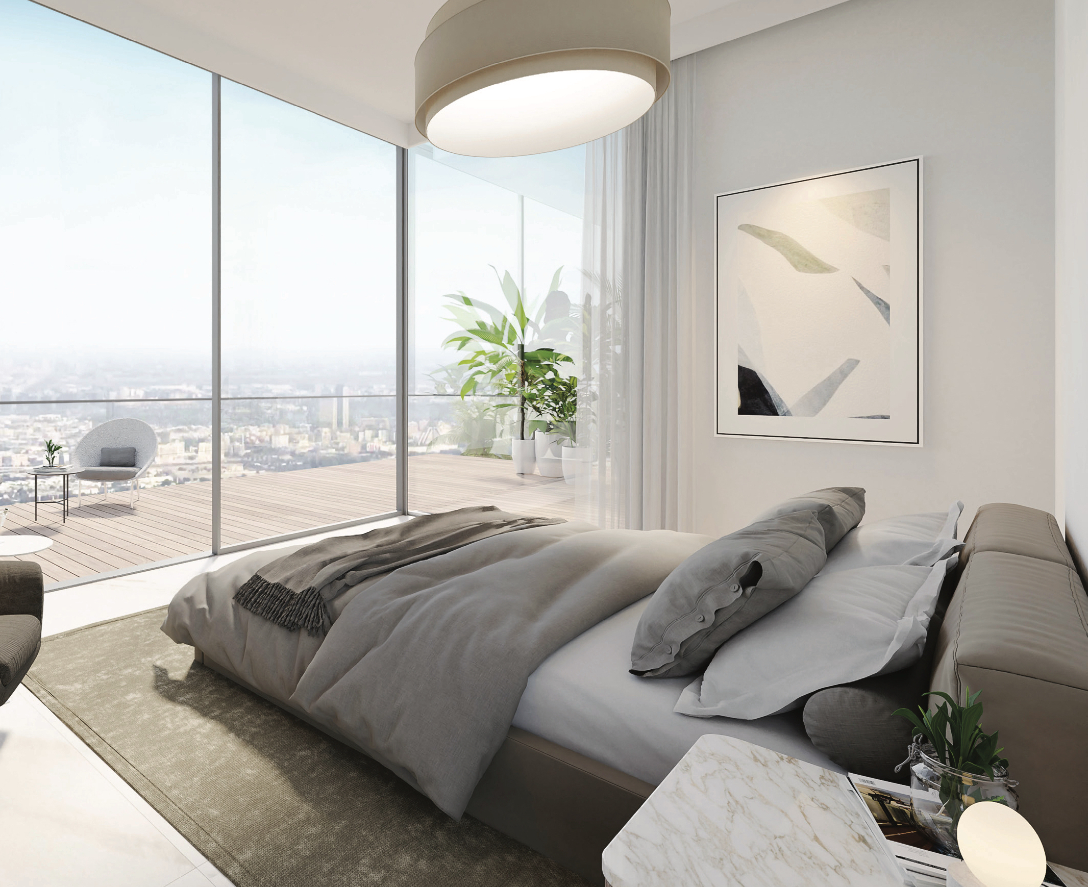 Upper House Logo - White