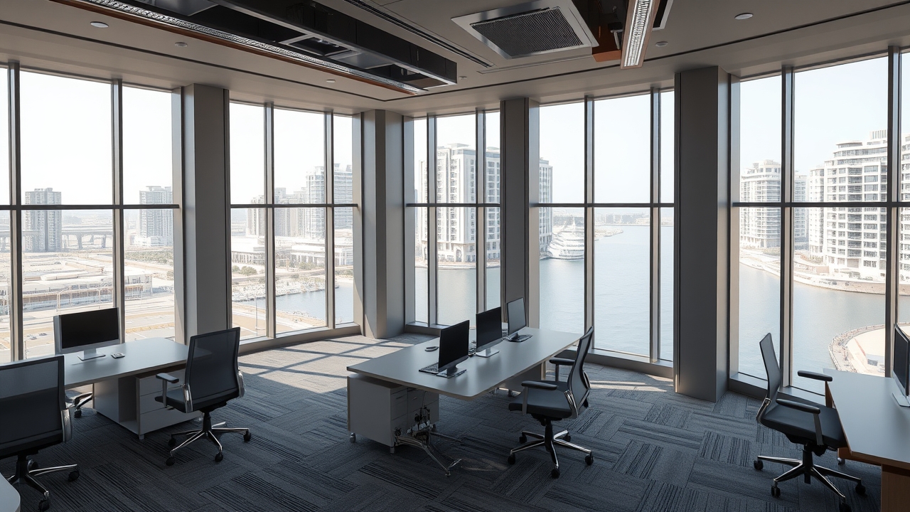 Business Bay luxury office interior