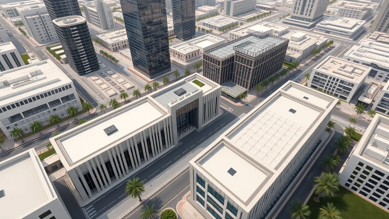 Bâtiment Gate du DIFC et quartier financier