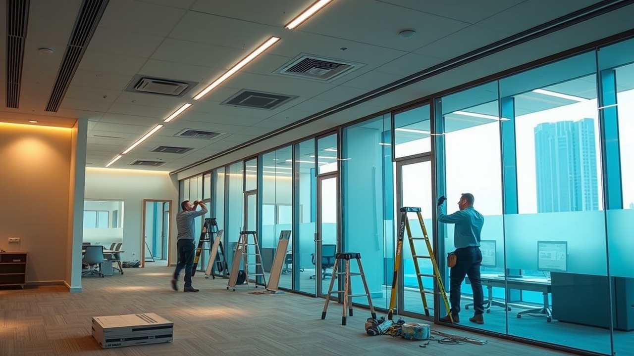 Commercial office fit-out in Dubai