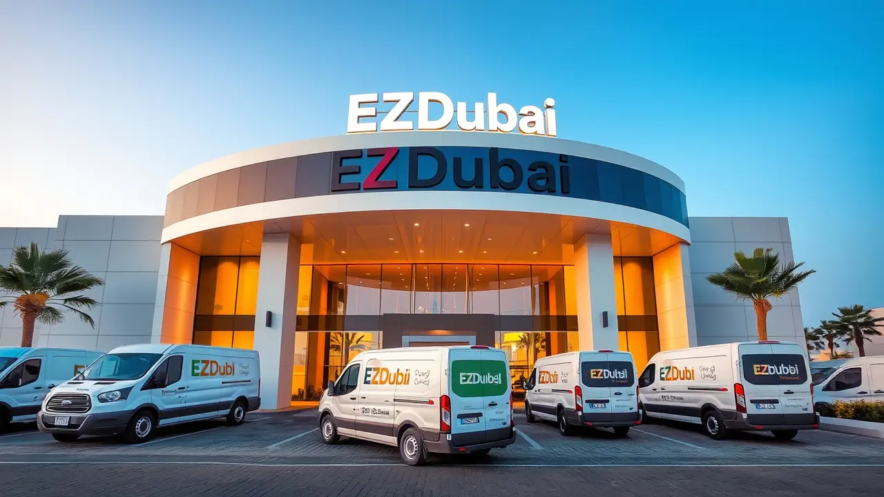 迪拜南部的 EZDubai 电子商务中心