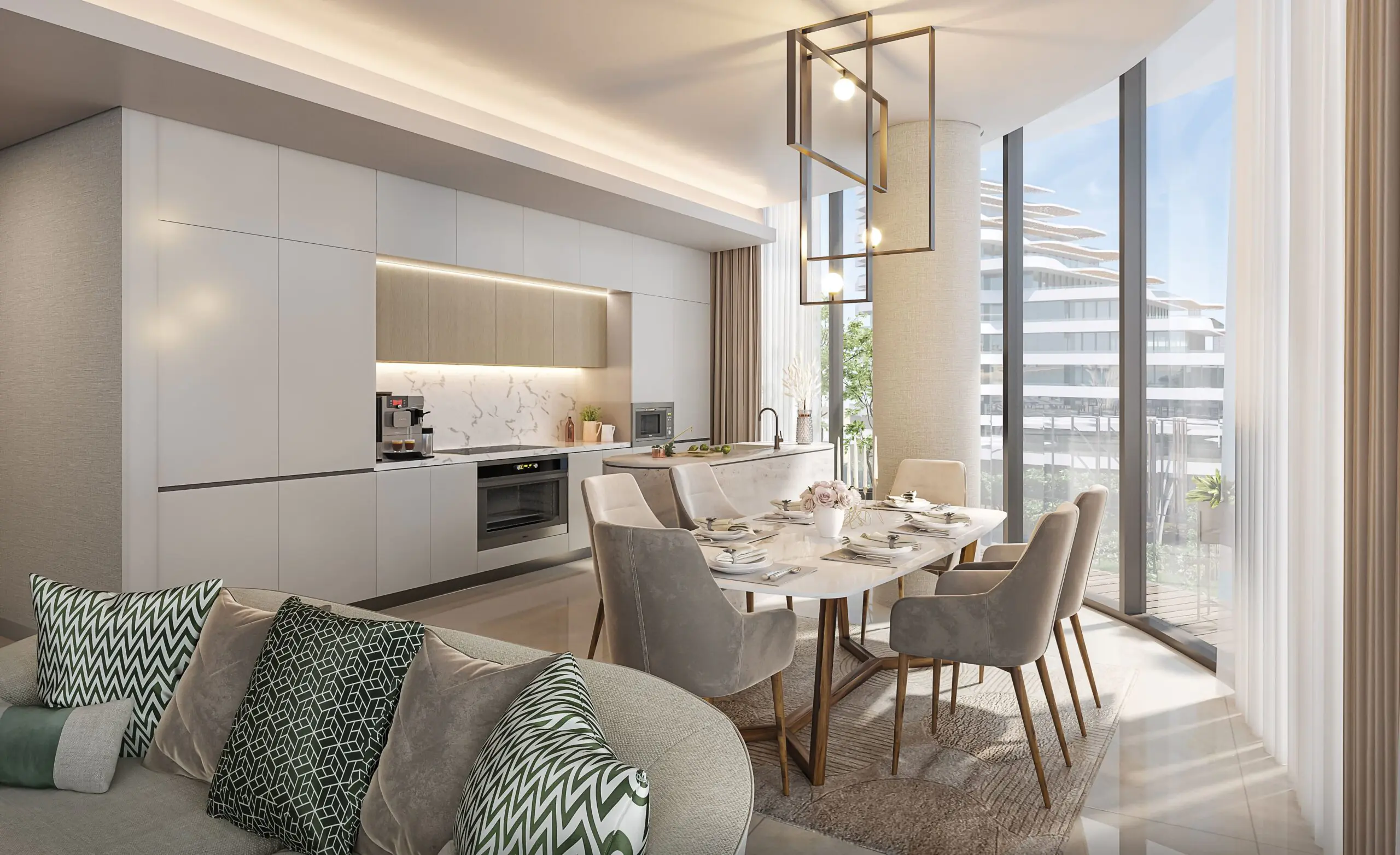 Torre residencial Al Danah Bay de Dubai Investments - Imagen 1