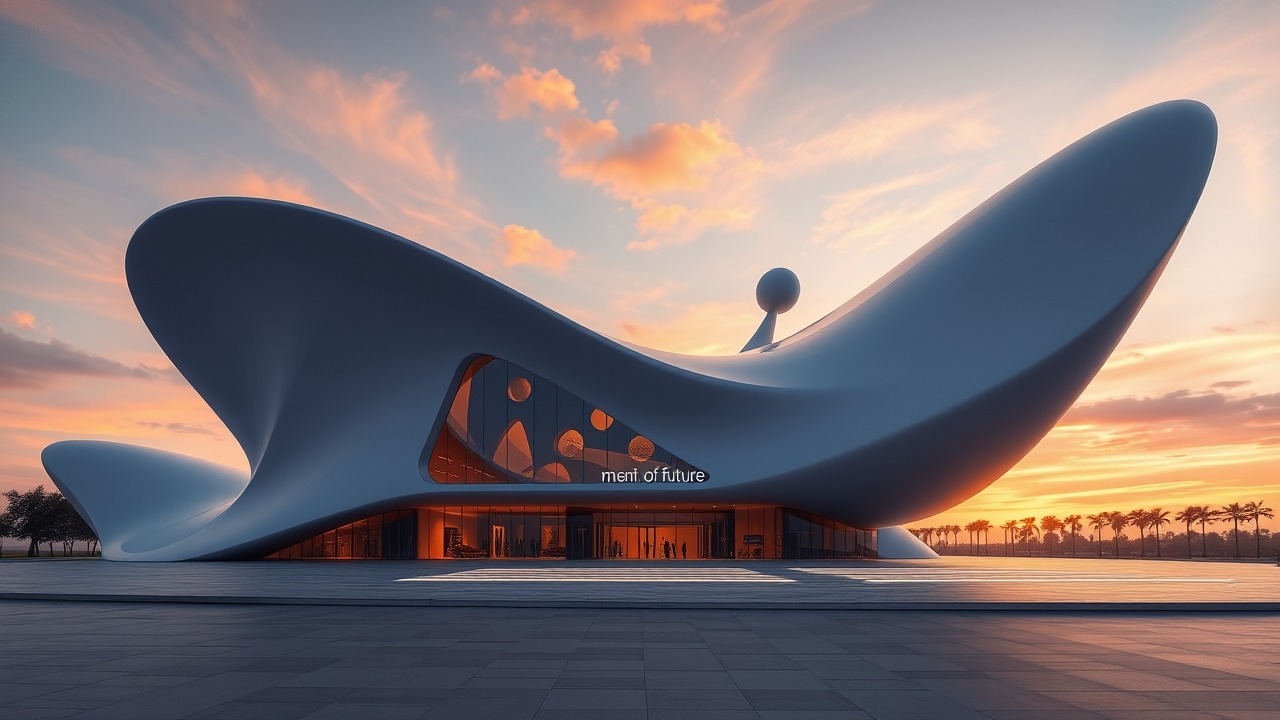 Modern Dubai landmark representing the future-forward vision of the city.