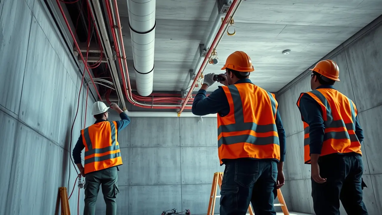 Construction de bureaux bruts et aménagements de gros œuvre à Dubaï