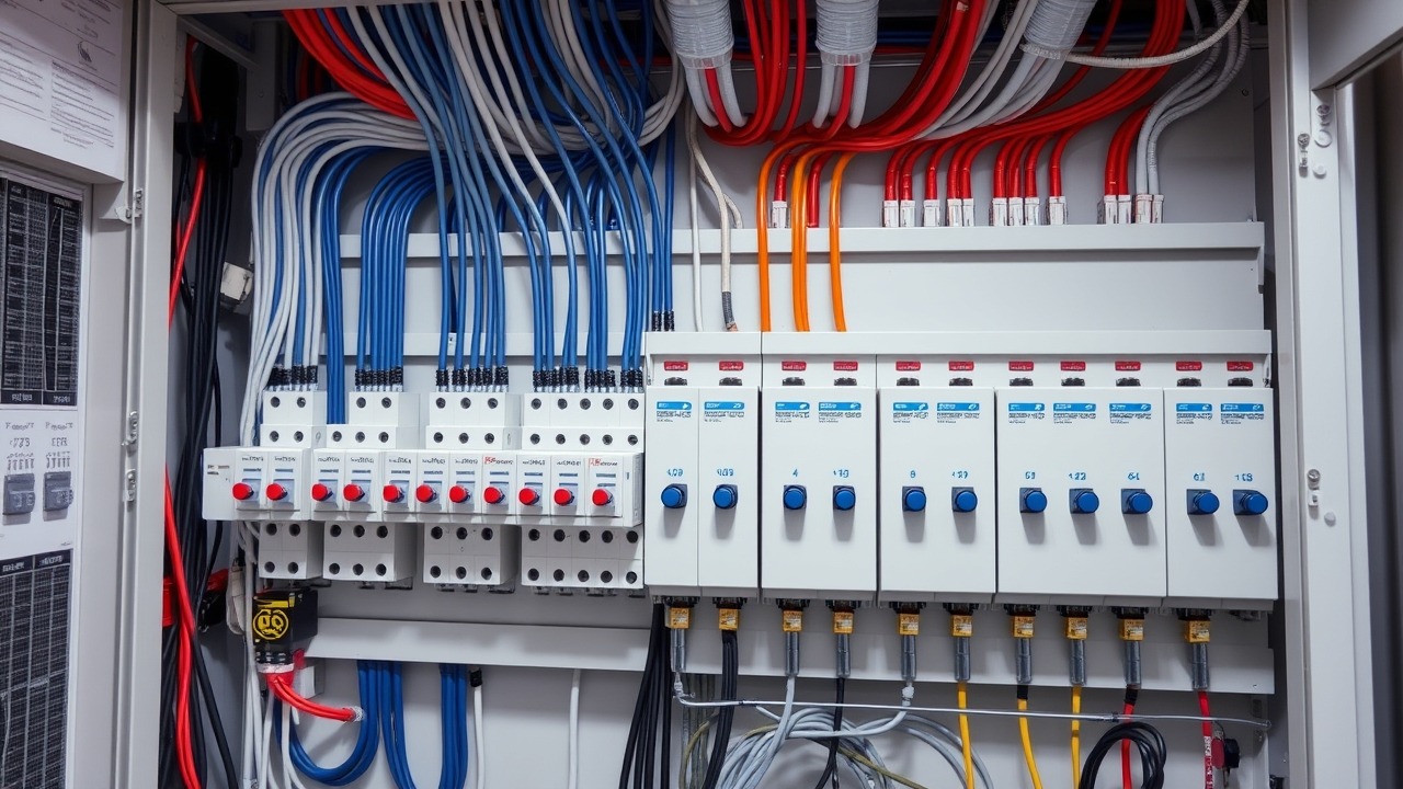 Коммерческий распределительный щит электроэнергетической нагрузки