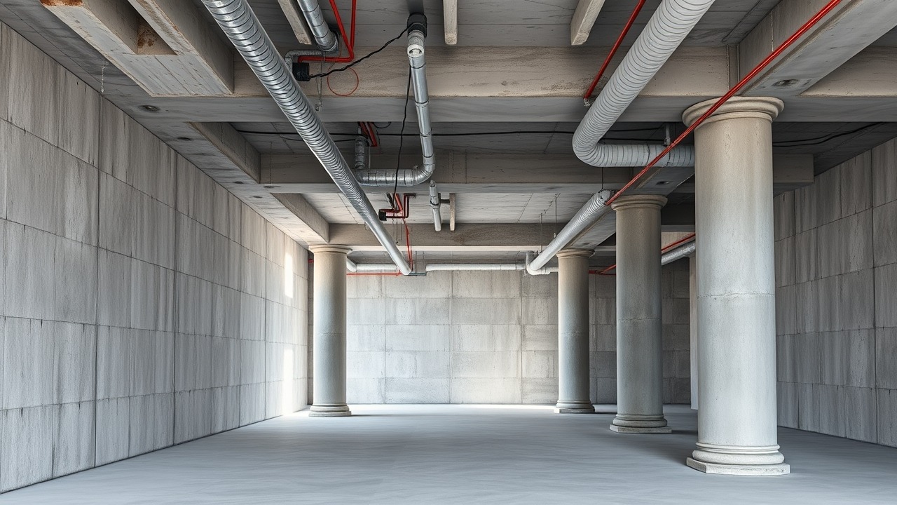 Shell and core office unit in a Dubai skyscraper