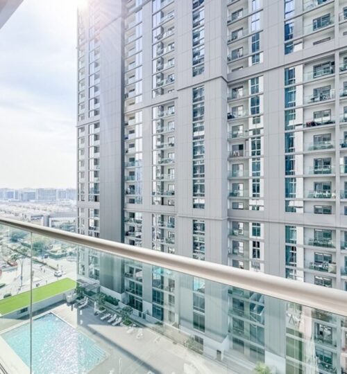 Modern 1BR | Pool View | Fully Furnished | Managed