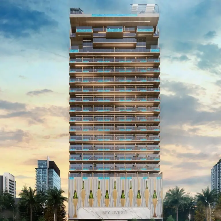 Жилой комплекс Peace Homes Sky Livings от Peace Homes Group в районе Jumeirah Village Circle (JVC) - Изображение 1