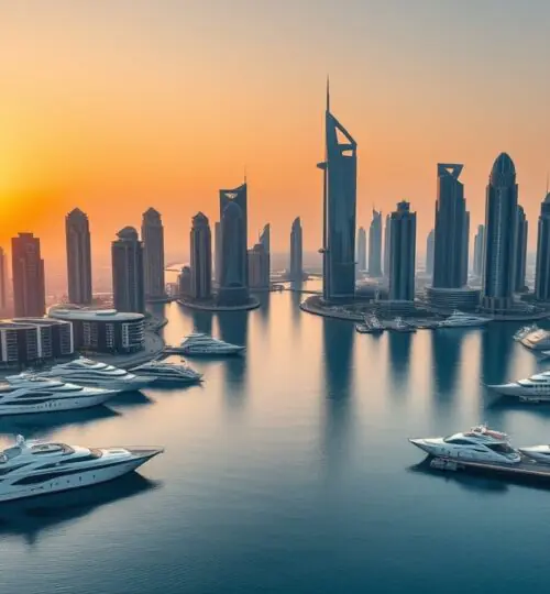 Vista del horizonte de Business Bay y del canal para la inversión en 2026