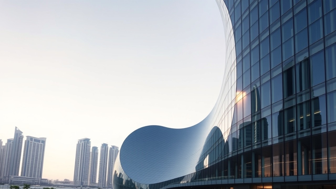 The Opus building by Zaha Hadid in Business Bay Dubai