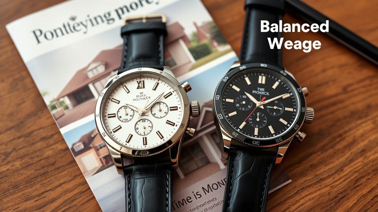 Conceptual representation of cash speed versus mortgage leverage in real estate