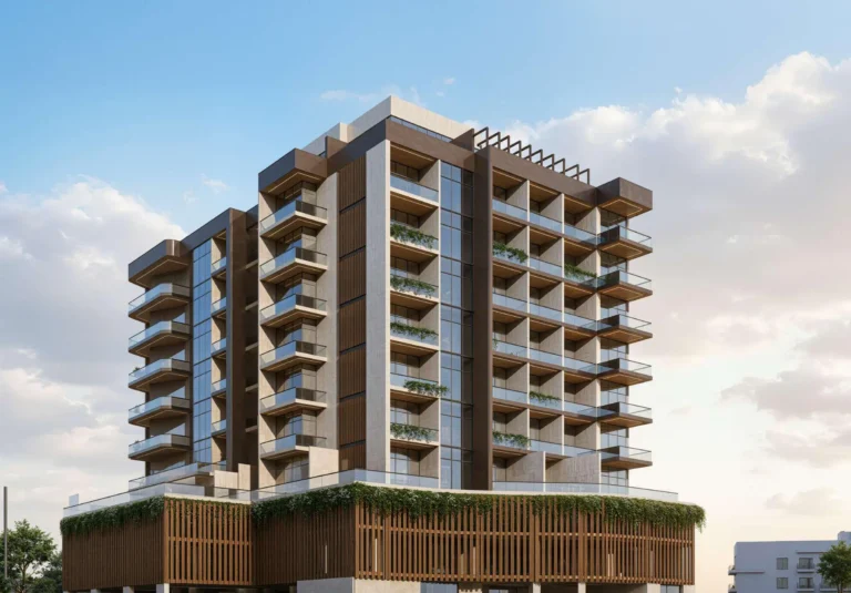 Octa Properties Golf Terrace Residences New Launch by Asak Real Estate Development in Dubai Production City - Image 1