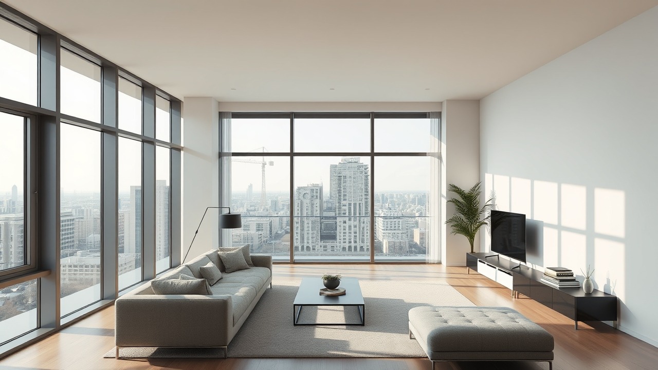 Smart apartment interior Dubai Silicon Oasis