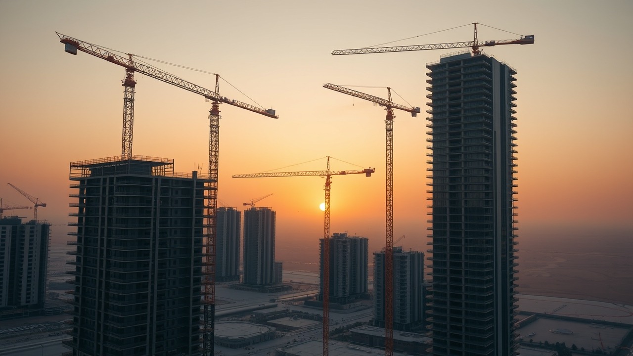 Luxury skyscraper construction Dubai 2026