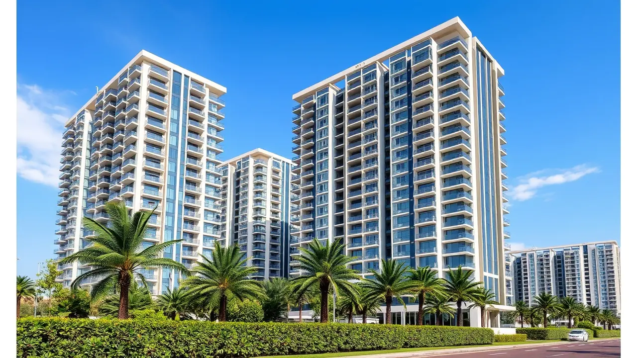 Moderner Wohnturm im Dubai Hills Estate