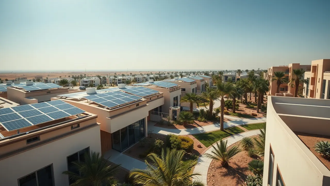 Umweltfreundliche Wohnanlage in Dubai